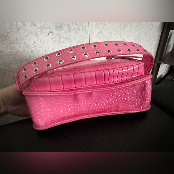 NWOT Urban Outfitters Pink Vegan Leather Mini Bag - Picture 10 of 10